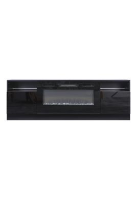Recessed Electric Fireplace TV Stand