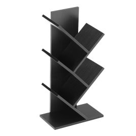 Floor Bookshelf Wooden Display Shelf