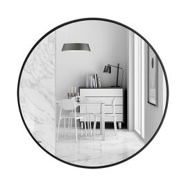 Nordic Wall Hanging Bathroom Mirror 40cm 40X5.5CM