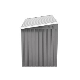 Garden Heavy Duty Steel Bicycle Storage Shed, Grey