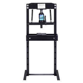 Black 20Ton Workshop Press Floor Standing Hydraulic H-Frame