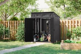 LORNVALE Garden Shed 6x5 - Grey
