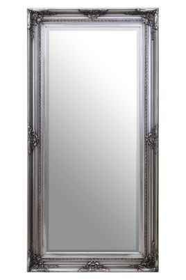 DALMERYTH Wooden Frame Wall Mirror - Silver