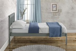 Birlea Denver Low End Wood Grey Bed Frame - Small Double 4ft
