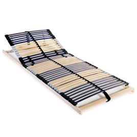 Slatted Bed Base with 42 Slats 7 Zones 90x200 cm