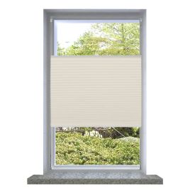 Plisse Blind 40x100cm Cream