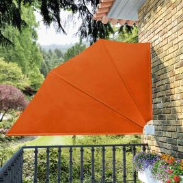 Collapsible Balcony Side Awning Terracotta 160x240 cm