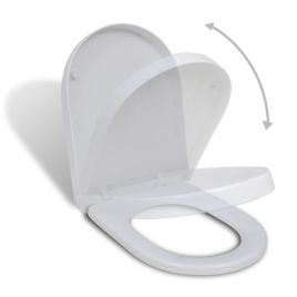 White Soft-close Toilet Seat Square