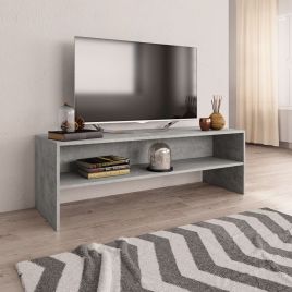 TV Cabinet Concrete Grey 120x40x40 cm Chipboard