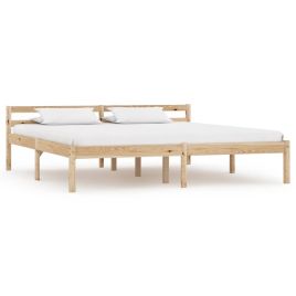 Bed Frame Solid Pine Wood 160x200 cm