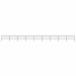 Garden Fence with Spear Top Steel