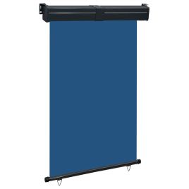 Balcony Side Awning 125x250 cm Blue