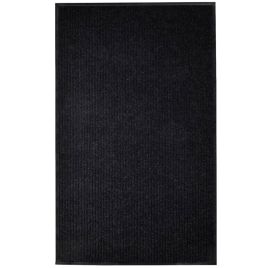 Door Mat Black 117x220 cm PVC