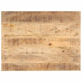 Table Top Solid Mango Wood 25-27 mm 80x70 cm