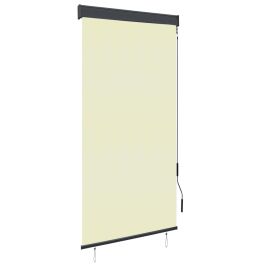 Outdoor Roller Blind 100x250 cm Cream