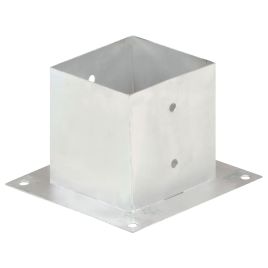 Post Anchors 4 pcs Galvanised Metal 141 mm