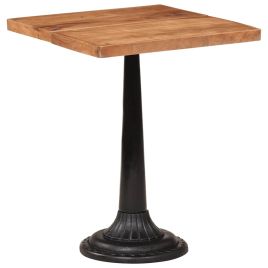 Bistro Table 60x60x76 cm Solid Acacia Wood