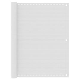 Balcony Screen White 120x400 cm HDPE