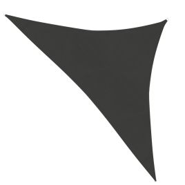 Sunshade Sail 160 g/m2 Anthracite 3.5x3.5x4.9 m HDPE