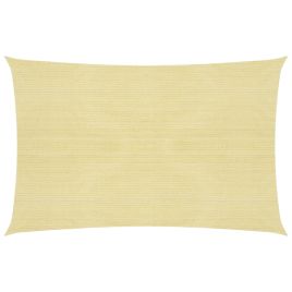 Sunshade Sail 160 g/m2 Beige 2.5x3 m HDPE