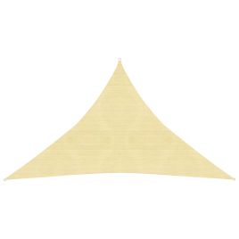 Sunshade Sail 160 g/m2 Beige 2.5x2.5x3.5 m HDPE