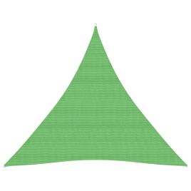 Sunshade Sail 160 g/m2 Light Green 4x4x4 m HDPE