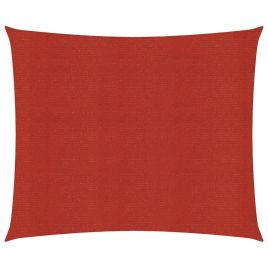 Sunshade Sail 160 g/m2 Red 6x6 m HDPE