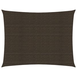 Sunshade Sail 160 g/m2 Brown 3x4.5 m HDPE