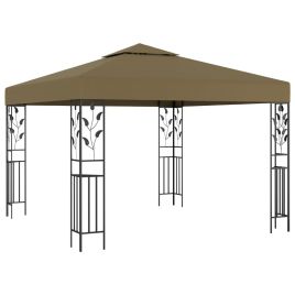 Gazebo 3x3 m Taupe 180 g/m2