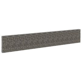 Gabion Wall with Covers Galvanised Steel 900x30x150 cm