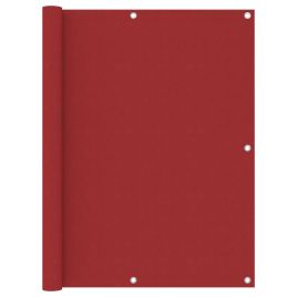 Balcony Screen Red 120x500 cm Oxford Fabric