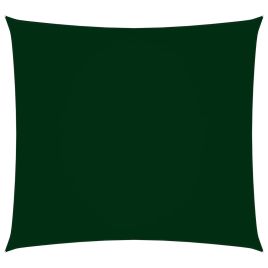 Sunshade Sail Oxford Fabric Square 2x2 m Dark Green