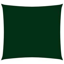 Sunshade Sail Oxford Fabric Square 3.6x3.6 m Dark Green