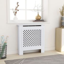 MDF Radiator Cover White 78 cm