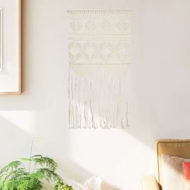Macrame Wall Hanger 40x80 cm Cotton