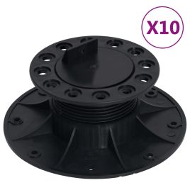 Adjustable Feet for Decking 10 Pcs 60-88mm