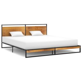 Bed Frame Metal 180x200 cm Super King