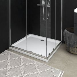 White Rectangular ABS Shower Tray