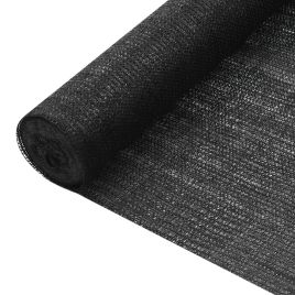 Privacy Net Black 1.8x25 m HDPE 75 g/m2