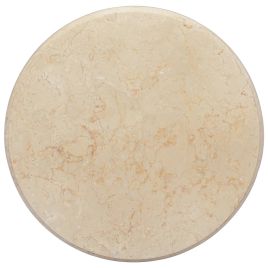 Table Top Cream Ã˜50x2.5 cm Marble