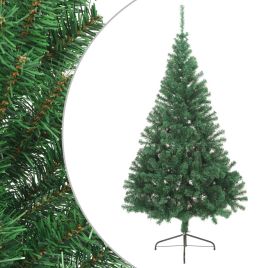 Liro Artificial Half Christmas Tree with Stand Green 240cm PVC