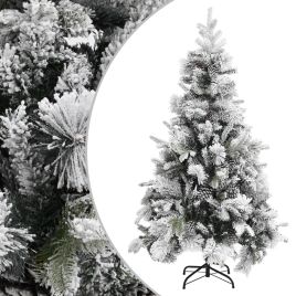 Faune Christmas Tree with Flocked Snow and Cones 195cm PVC and PE