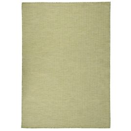 Outdoor Flatweave Rug 140x200 cm Green