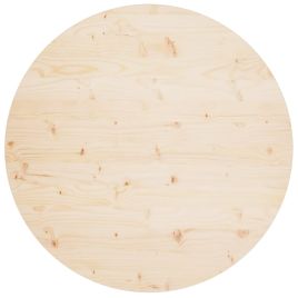 Table Top Ã˜90x2.5 cm Solid Wood Pine