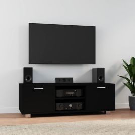 TV Cabinet Black 120x40.5x35 cm Engineered Wood