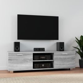 TV Cabinet Grey Sonoma 140x40.5x35cm Engineered Wood