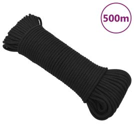 Boat Rope Full Black 3 mm 500 m Polypropylene