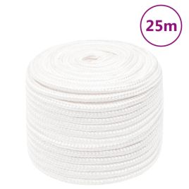 Boat Rope Full White 12 mm 25 m Polypropylene