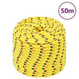 Boat Rope Yellow 12mm 50 m Polypropylene