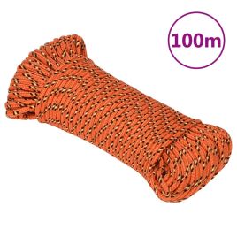 Boat Rope Orange 5 mm 100 m Polypropylene